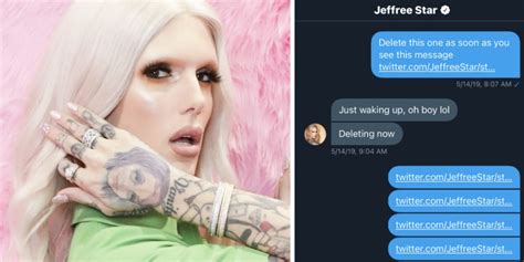 Jeffree Star: Leaked Messages Show Fan Helped Him Delete。